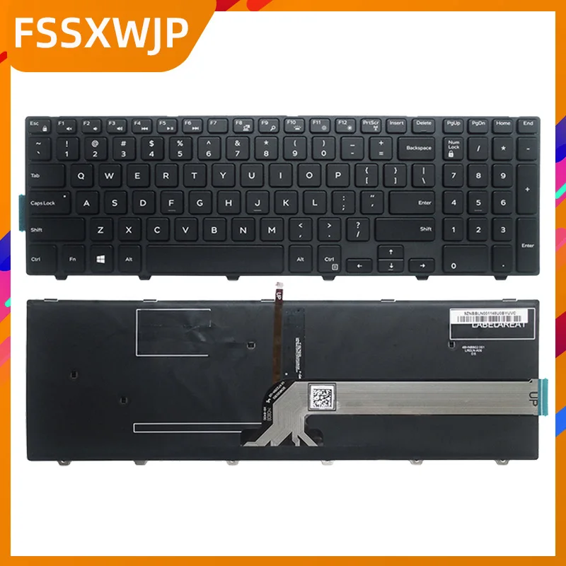 Клавиатура US/UK/SP для Dell Inspiron 15 3000 5000 3541 3542 3543 5542 3550 5545 5547 3551 3552 3559 3565 3567 3558 5566 5748 -