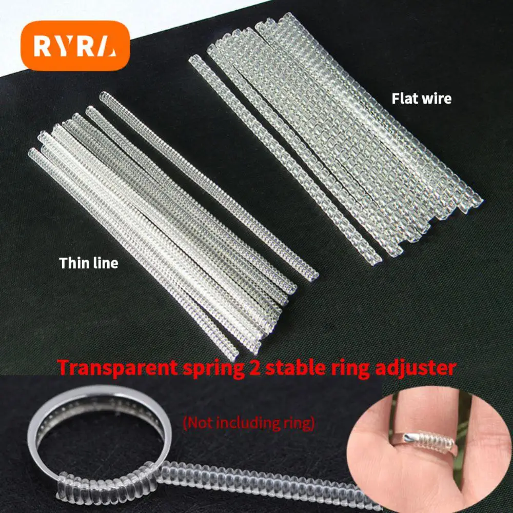 

Invisible Tightener Transparent Spring Ring Size Adjuster Guard Jewelry Tools Invisible Spring Ring Size Adjuster Guard Tool Diy