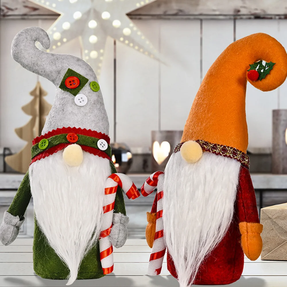 

Украшения для стола, рождественские гномы, конфеты, тростник, Лось для вечерние, домашний декор для стола