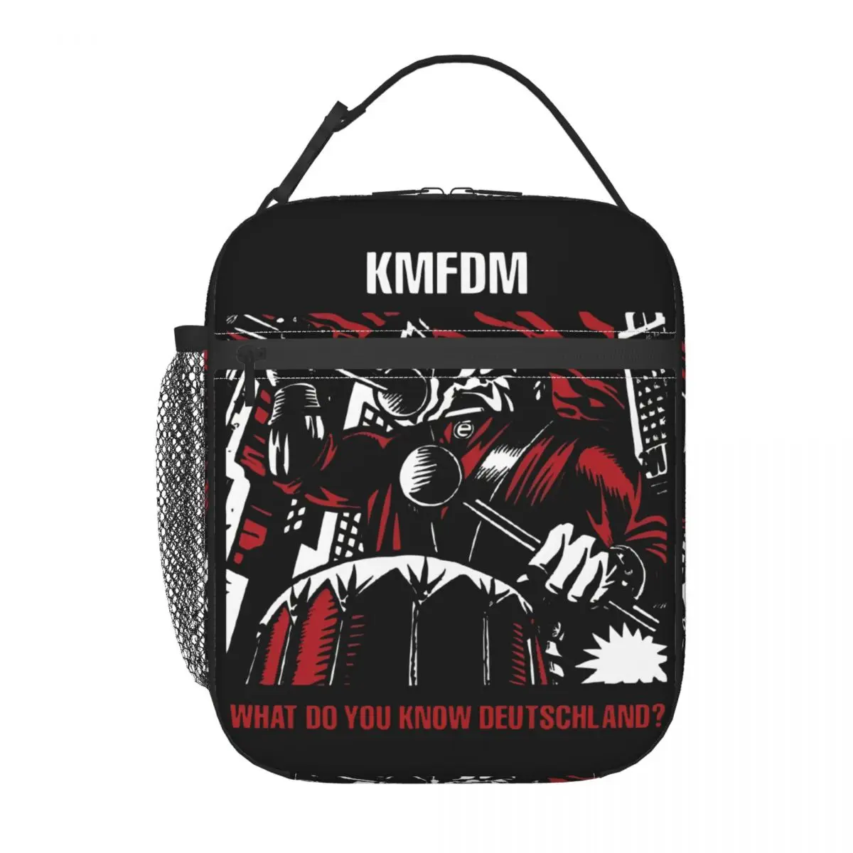 Изолированная сумка для ланча KMFDM рок-группы Merch школы хранения еды портативный