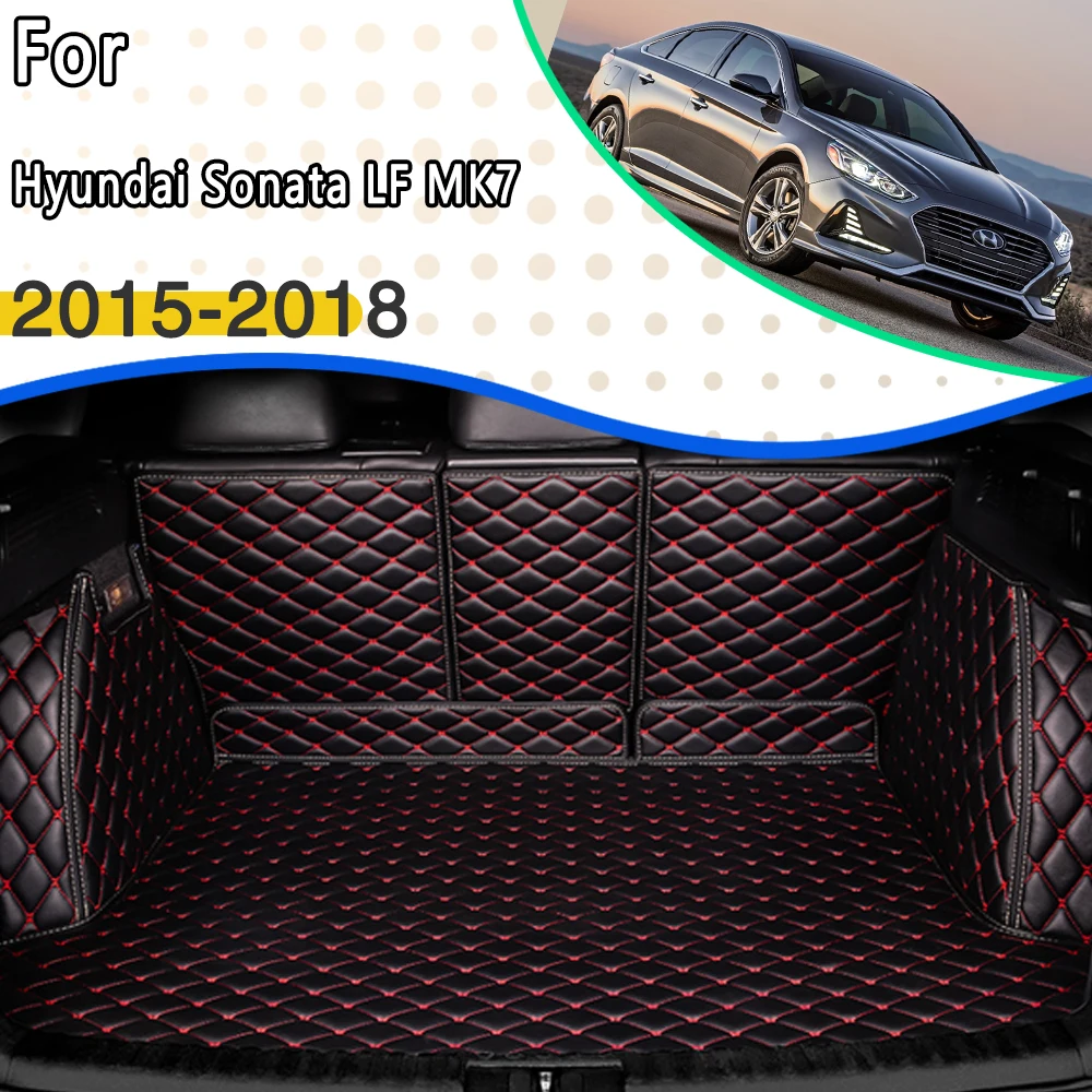 

Non-hybrid Trunk Mats For Hyundai Sonata LF MK7 2015 2016 2017 2018 Anti-dirty Car Trunk Storage Organizer Pad Car Accessories