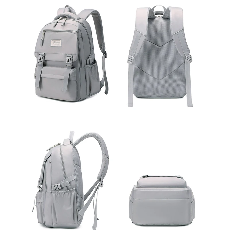 Large School Bags for Girls Waterproof Schoolbag Student Book Bag Fashion Black Pink Teen School Backpack Children Travel Bag