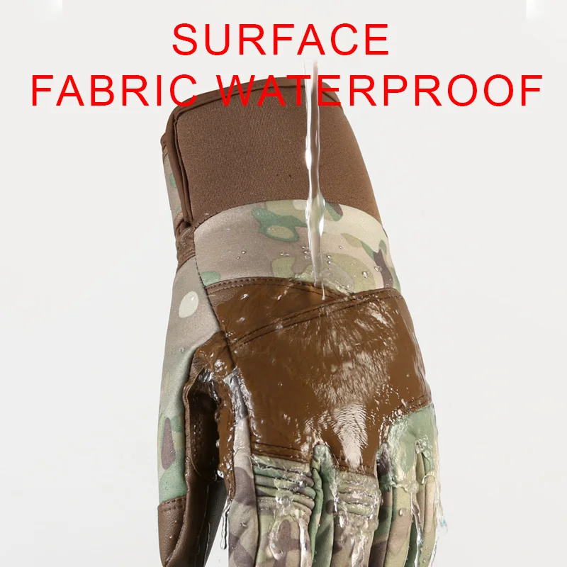 Водонепроницаемые Нескользящие Ветрозащитные Теплые Лыжные Перчатки С