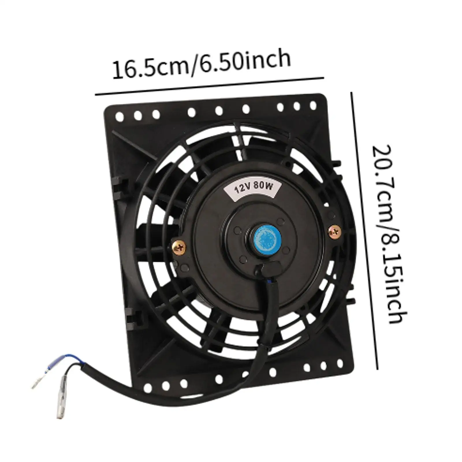 6-дюймовый Вентилятор охлаждения радиатора 12 в 80 Вт практичный компактный