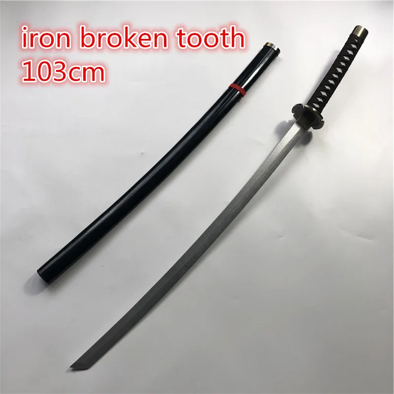 

Inuyasha sword iron broken Tooth sword Cosplay Prop Replica PU toy sword 1:1 Anime Ninja Knife Samurai sword 100cm