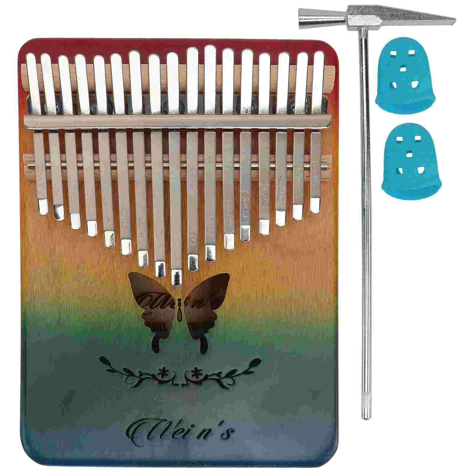 

17 Tone Thumb Piano Thumb Pianos Thumb Piano Kalimba Music Thumb Drum Wood 17 Keys Thumb Piano Child