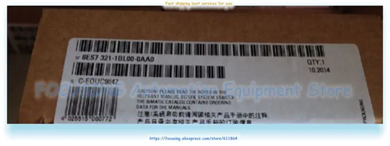 

6ES7322-1BL00-0AA0 6ES7321-1EL00-0AA0 6ES7322-1FL00-0AA0 6ES7390-1AJ30-0AA0 6ES7922-3BC50-0AB0 6ES7392-1AJ00-0AA0 New PLC