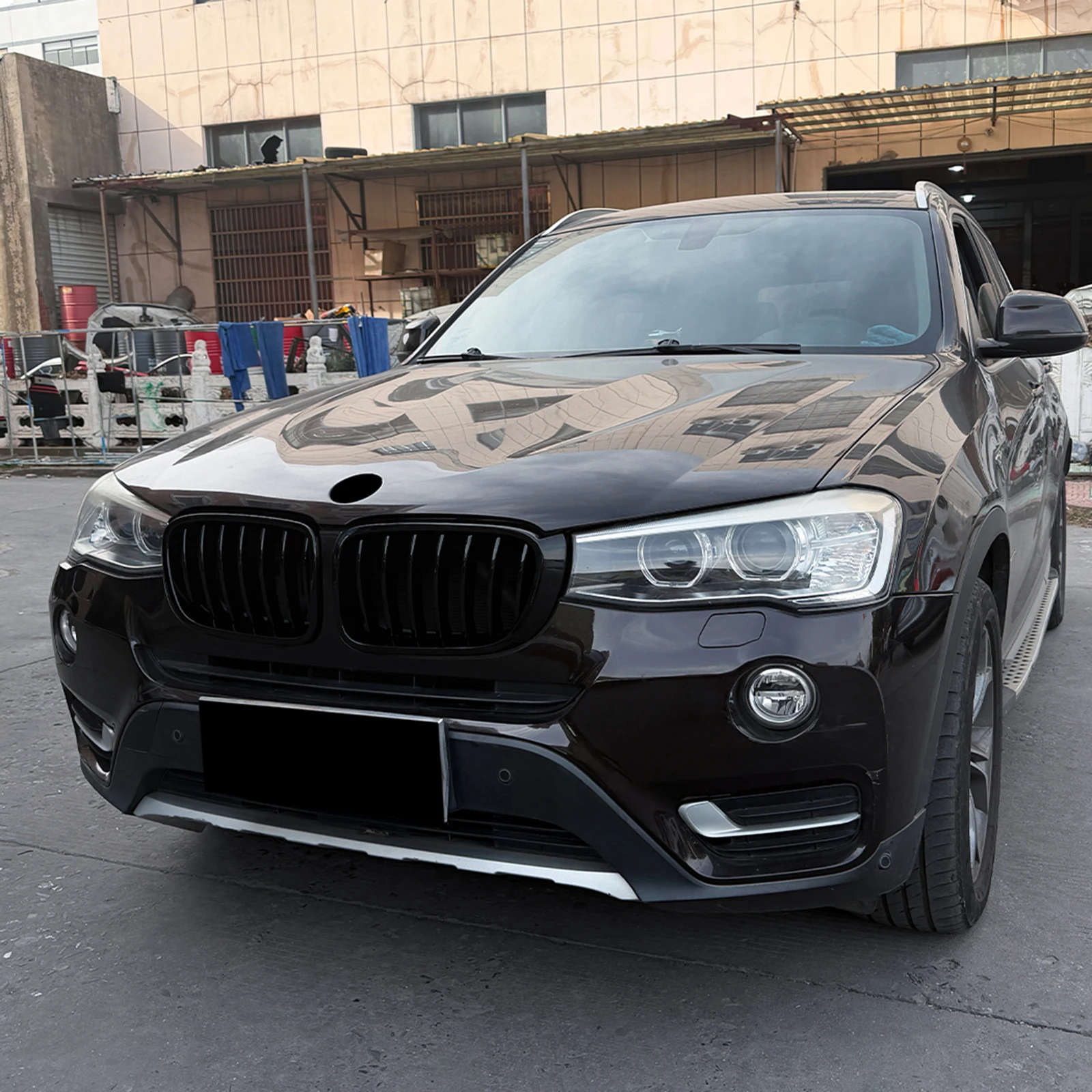 Спортивная решетка радиатора (ноздри) для BMW X3 F25 X4 F26 LCI 2014-2017 (art.: 3920d7b6a2303) - 3920d7b6a2303