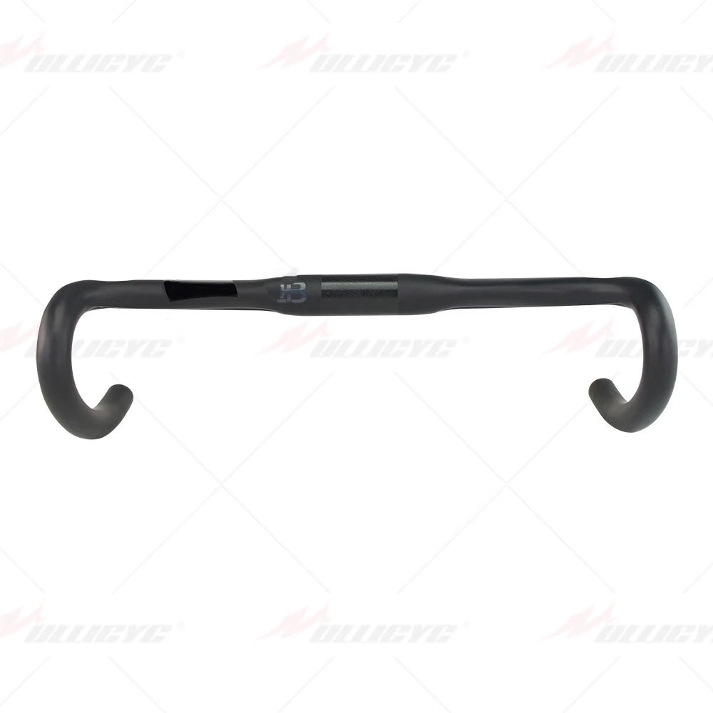 

T800 Full Carbon Short Reach Road Handlebar Black Carbon Drop Bar Bicycle Accessories 380mm/400mm/420mm/440mm