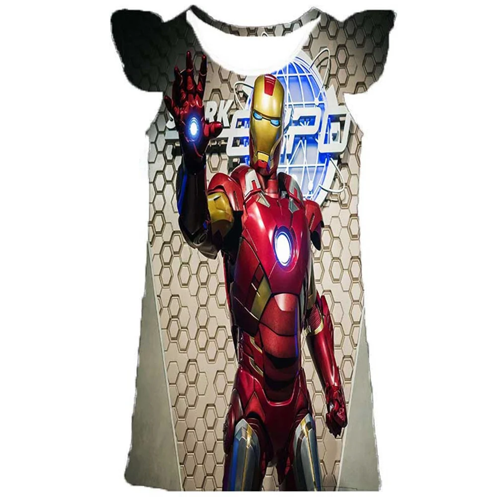 Детская ночная рубашка с 3D Цифровым принтом на Возраст 3-8 лет |