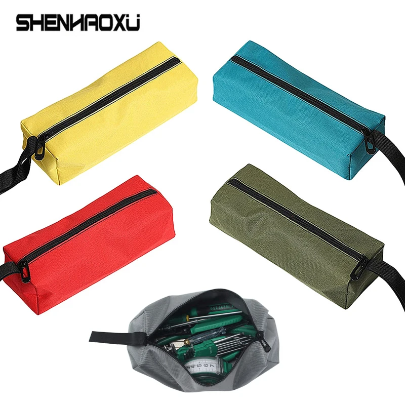 

Сумка для инструментов из ткани Оксфорд, водонепроницаемая сумка для хранения искусственных винтов, гвоздей, сверл, металлических деталей, органайзер для рыбалки, чехол, ящик для инструментов