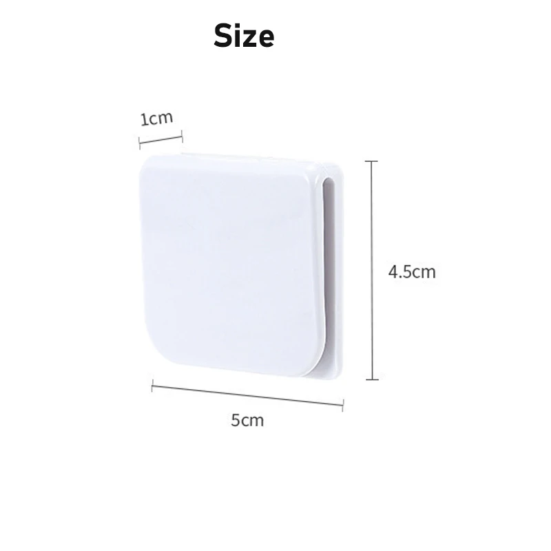 

Зажим для занавески для душа, 2 шт., белый