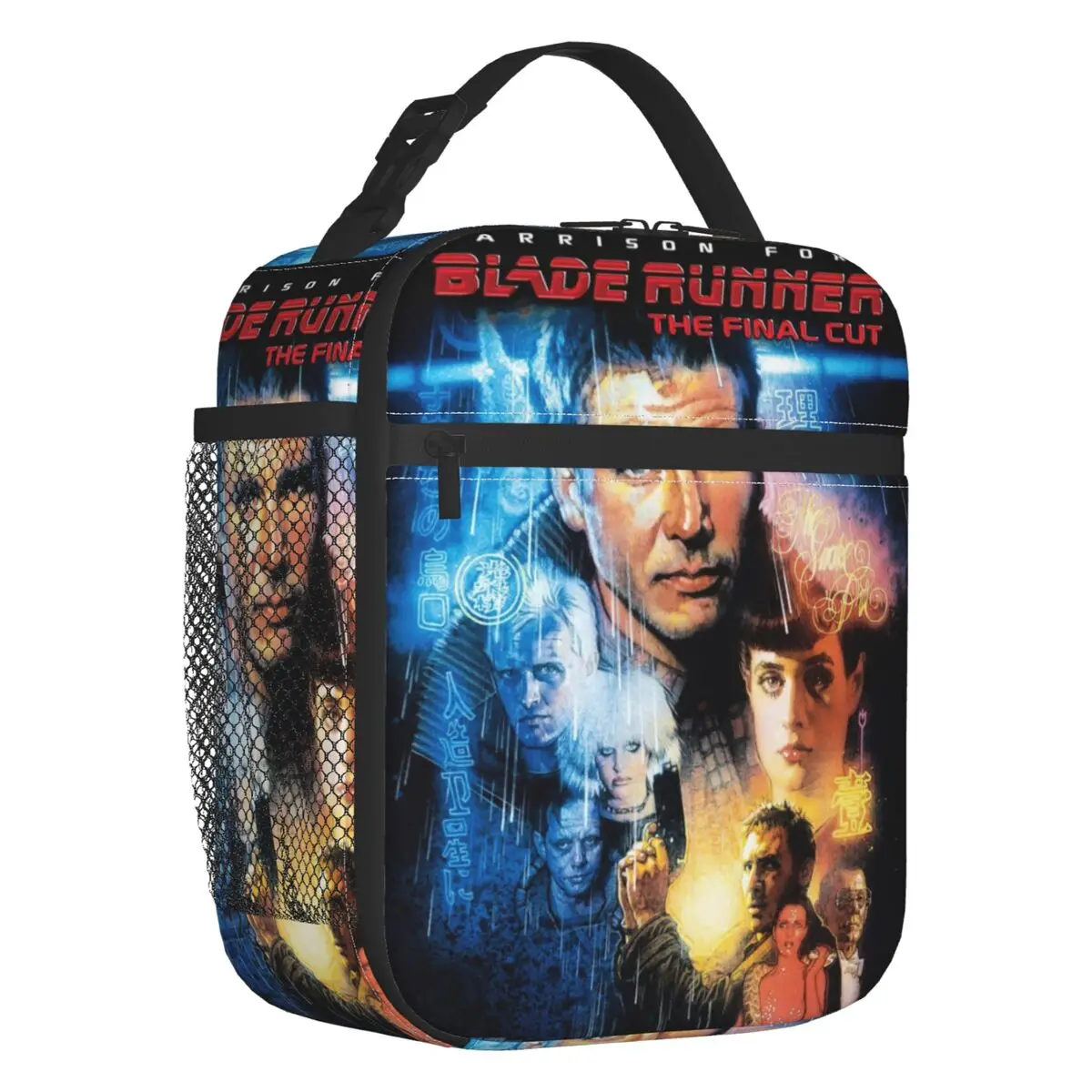 

Custom Blade Runner Sci Fi Film Lunch Bag Men Women Thermal Cooler Insulated Lunch Boxes for Children School