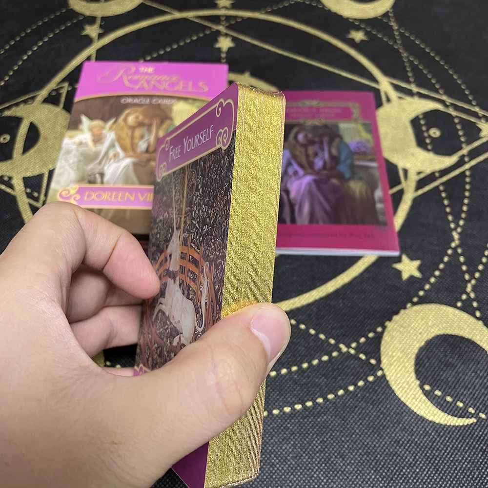 Золотые карты-Таро с изображением золота колода альбома предсказаний для