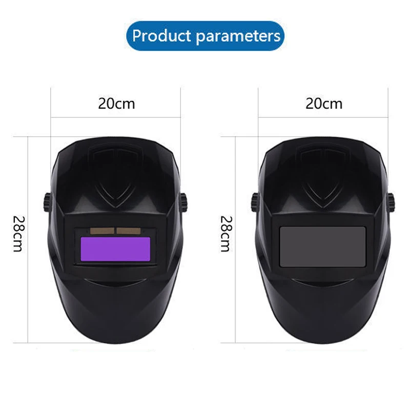Сварочная маска-Хамелеон шлем для сварки с автозатемнением на солнечной батарее