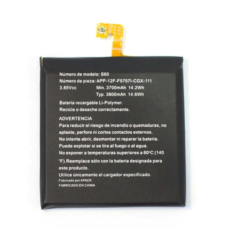 100% Оригинальный запасной аккумулятор 3800 мАч для Caterpillar Cat S60 APP-12F-F57571-CGX-111 Аккумулятор для телефона аккумулятор + Подарочные инструменты (art.: 3920c23910fa1) - 3920c23910fa1