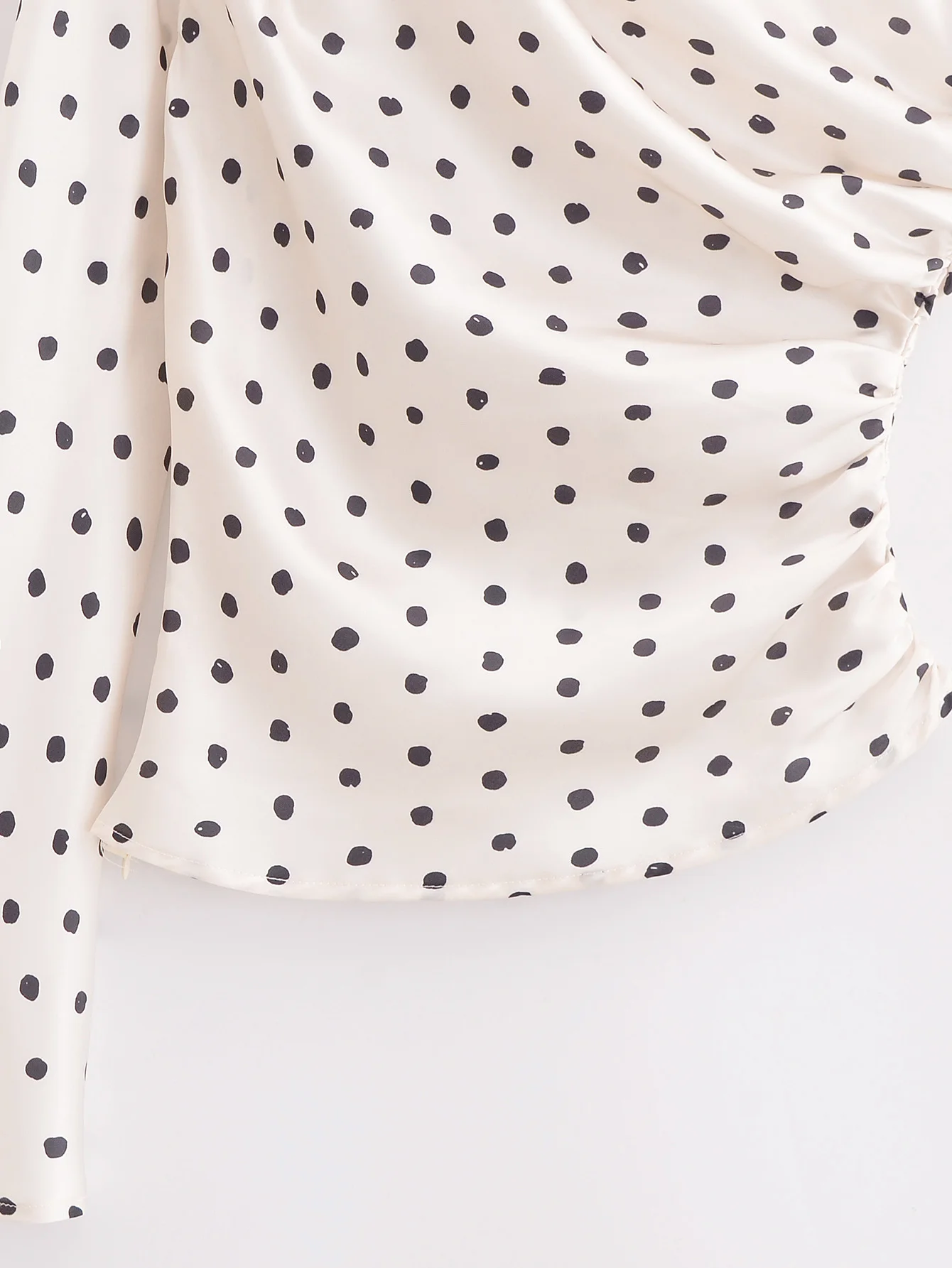 PB &amp ZA женские 2024 зимние новые модные асимметричные топы с подплечниками