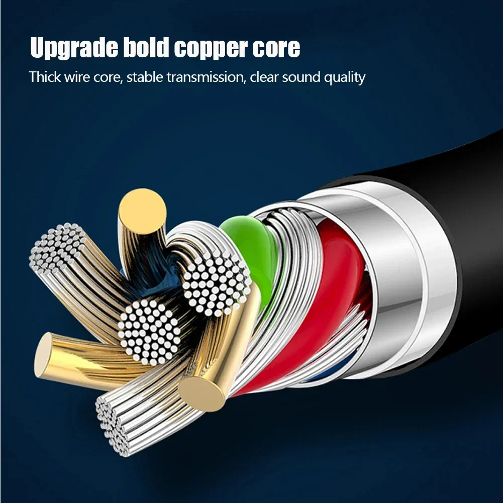 Обновленный разветвитель аудиокабеля с разъемом типа C на 3 5 мм кабель для