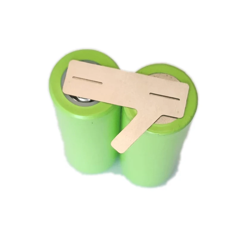 10 шт. 18650 литий-ионный аккумулятор из чистого никеля разъем для точечной сварки