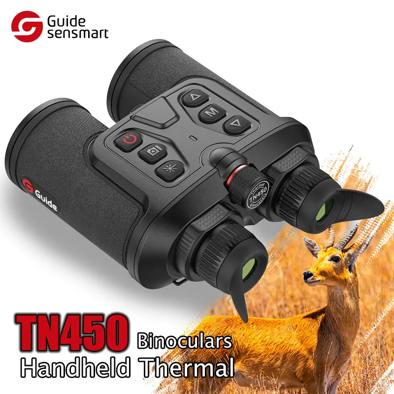 

Guide TN450 laser rangefinder for hunting infrared thermal binoculars handheld thermal imaging binoculars