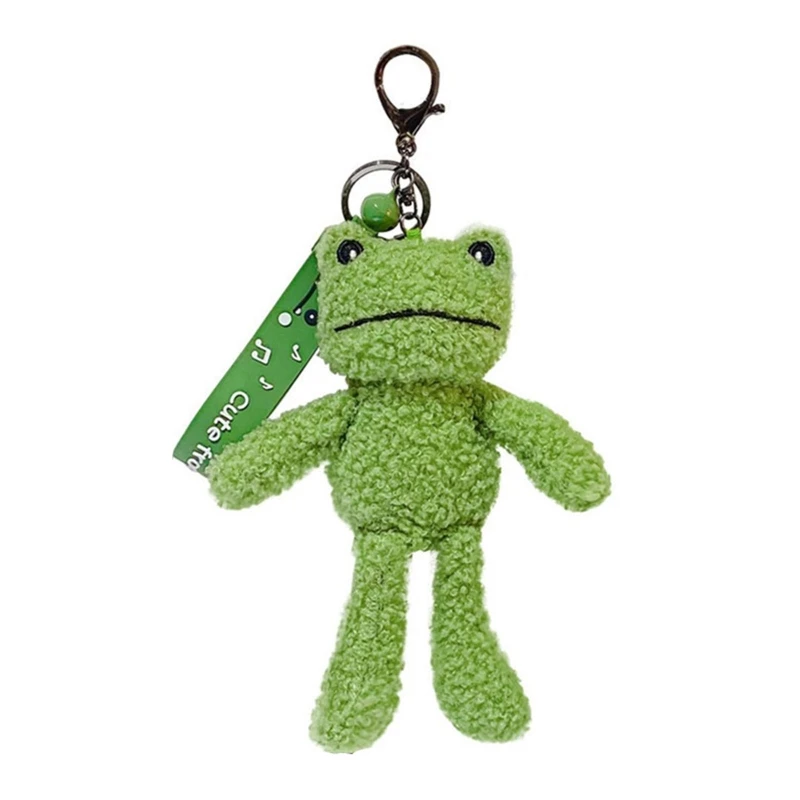 

Cartoon for Frog Plush Keychain for Key Ring Toy Gift Clasroom Prizes for Kids Schoolbag Valentine's Present Classroom P