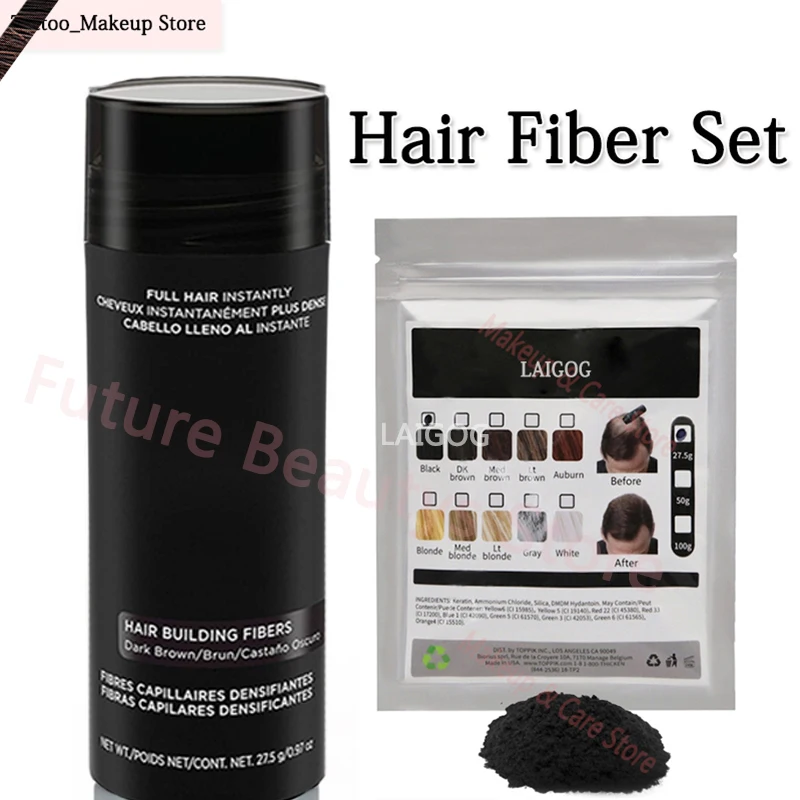 

Hair Wig Fibertech Bag Keratin Fiber 27.5g Fiber Men Powder Thickener Toppik Capillary Color Extension Growth Product Care