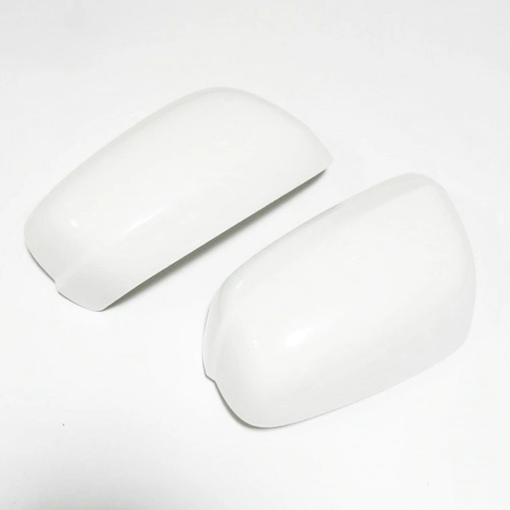 

Rearview Mirror Cover 2pcs ABS Plastic Luxurious Stylish White Front Left Right Accessories For Jazz 2009-2013