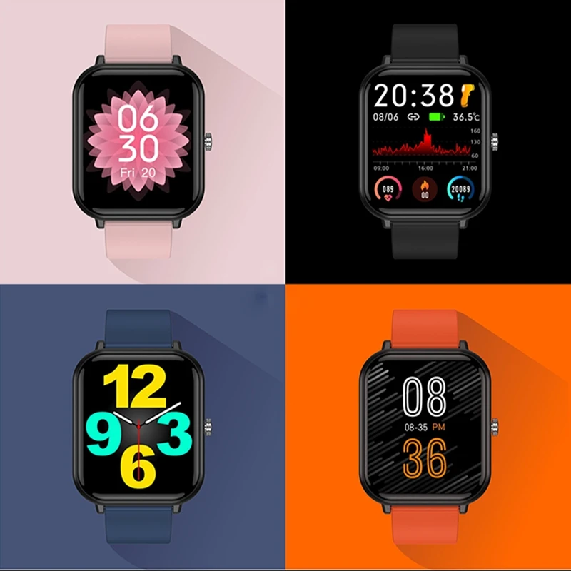 The New Bluetooth Smartwatch For Men And Women Can Measure Temperature, Heart Rate, Pressure, Blood Oxygen, Exercise Monitoring,