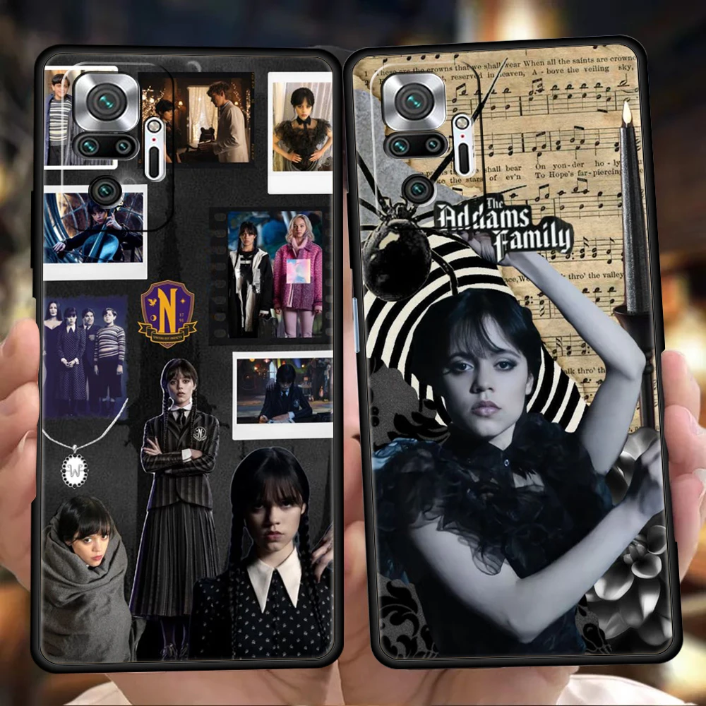 

Wednesday Addams Family TV Show Phone Case for Xiaomi Redmi NOTE 12 Pro K40 Gaming K50 8A 9T 9A 9C Note 8 8T 9 9S 10 11 Pro Plus