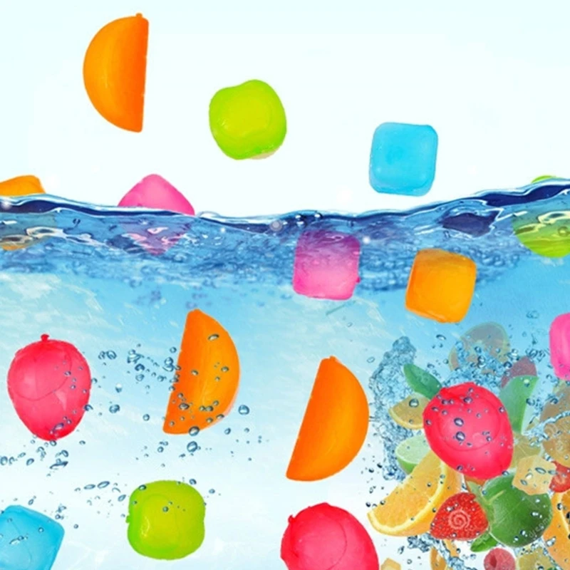 6x пластиковые кубики льда моющиеся неплавящиеся для фестиваля