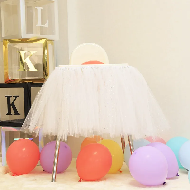 

15cmx25m American Mesh Roll Medium Hardness Yarn Roll Puffy Skirt for Making Table Skirt Wedding Party Decoration