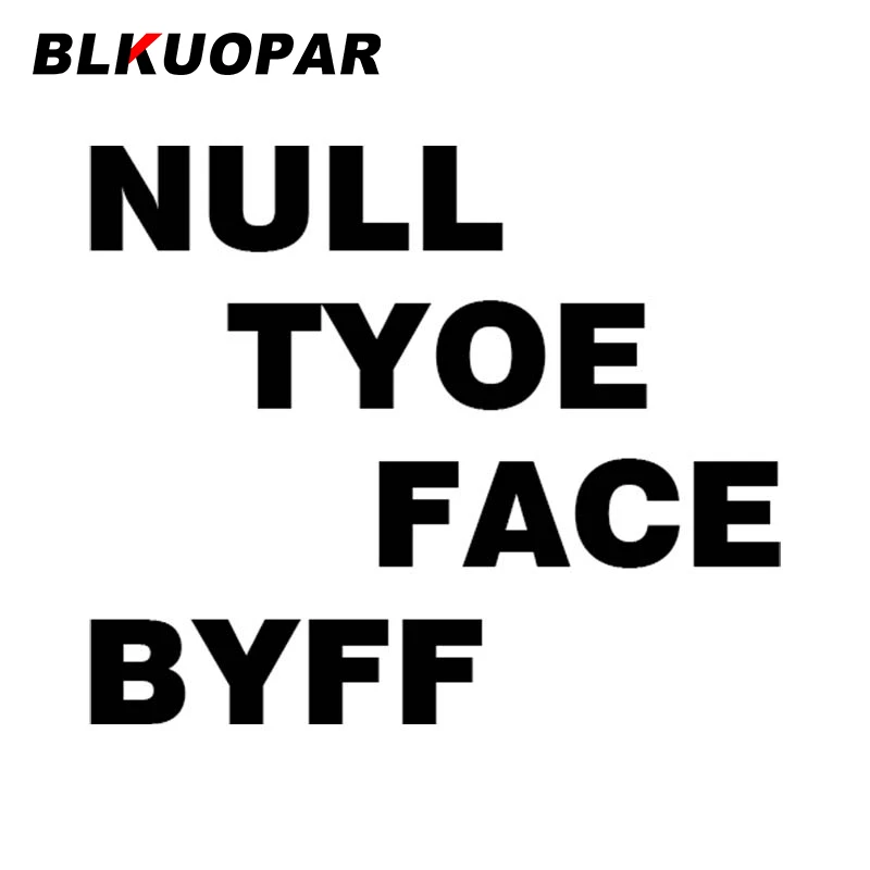 

BLKUOPAR Fuente Car Sticker Waterproof Occlusion Scratch Vinyl Decals Sunscreen Creative Trunk Funny Windows Laptop Car Label