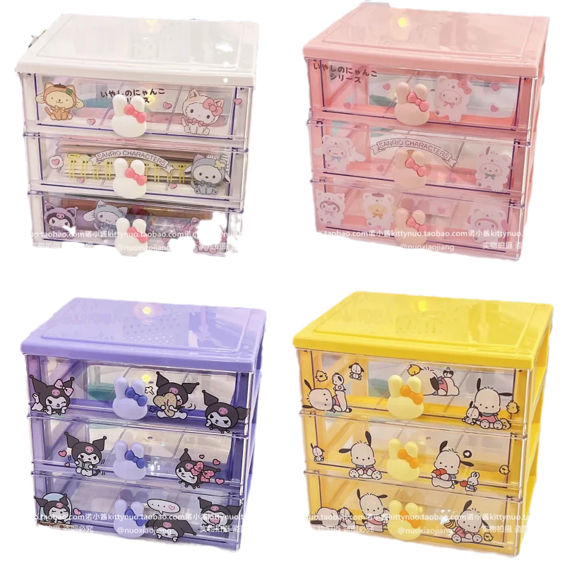 

Прозрачный контейнер для хранения в стиле аниме Sanrio