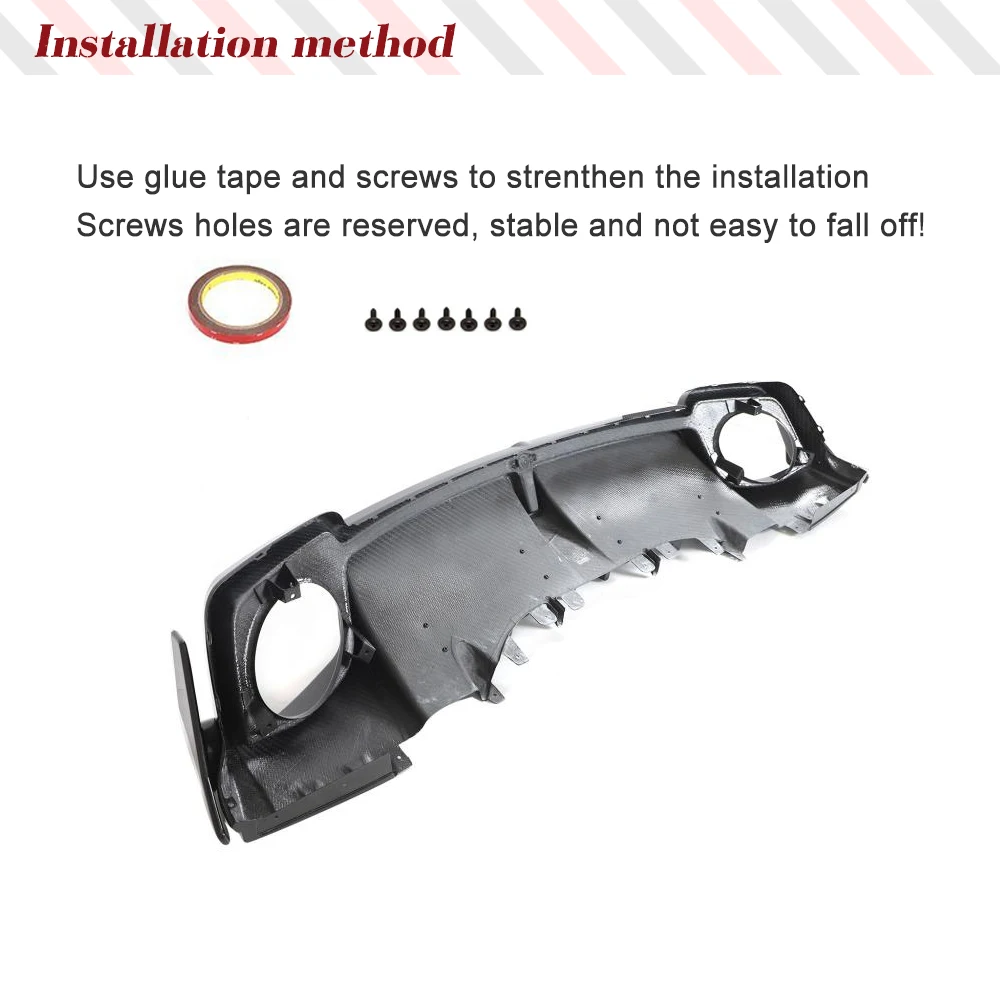 Prepreg сухой углеродный Автомобильный задний бампер диффузор спойлер губа для Audi R8