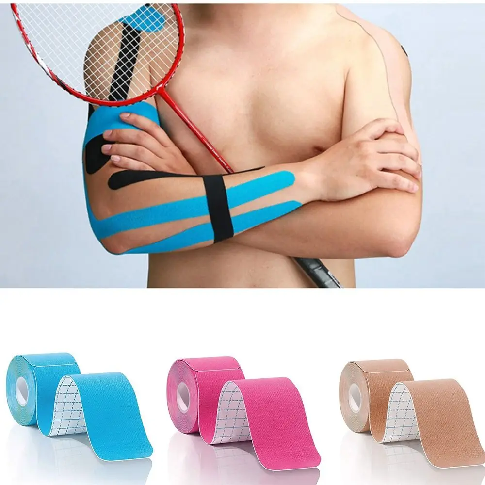 

Athletic Recovery Kinesiology Tape Sports Protector Pre Cut Kneepads Tape Muscle Pain Relief High Ductility Elastic Tape