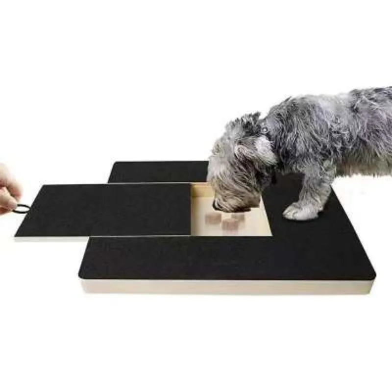 

Board File Pad Treat Trimmer Puppy Dog Scratch Pad for Nail File Dog Scratch Board Wooden Dog Grabbing Board with Snack Box