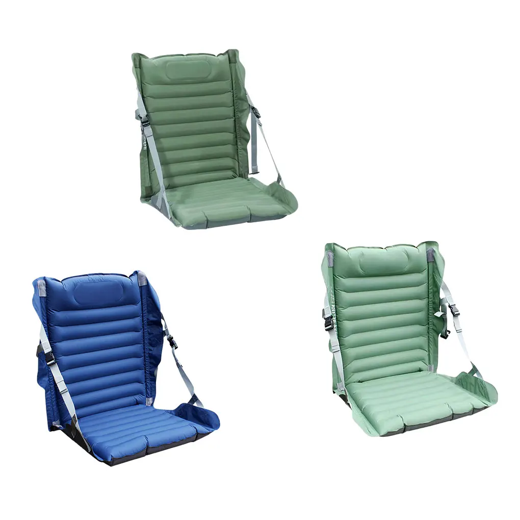 

Nylon NOWLIN Outdoor Camping Inflatable Folding Chair - For Socializing Suitable For All Ages Sturdy Construction
