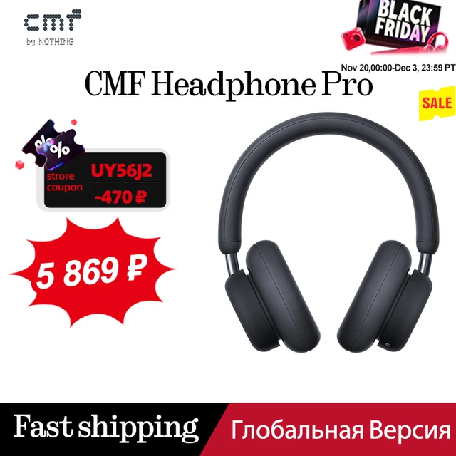Беспроводные наушники CMF Headphone Pro (доставка из Китая)