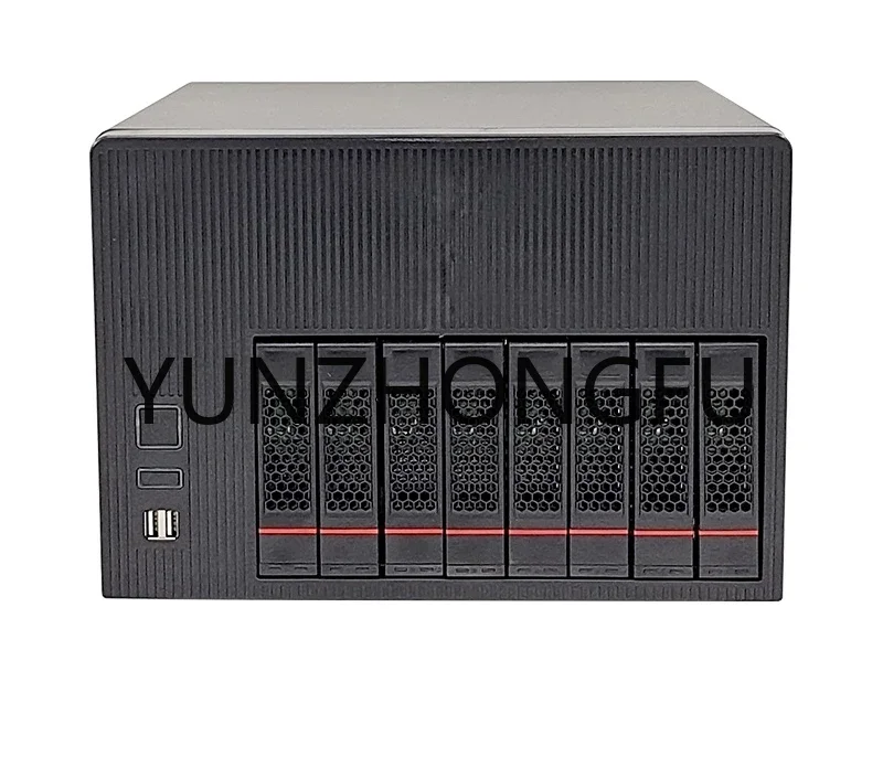 Фото 8-дисковый NAS-сервер с 8 отсеками для HDD, материнская плата N5105 с 4*2.5Gbe, 32 ГБ оперативной памяти DDR4 для хранения данных в домашнем офисе №1