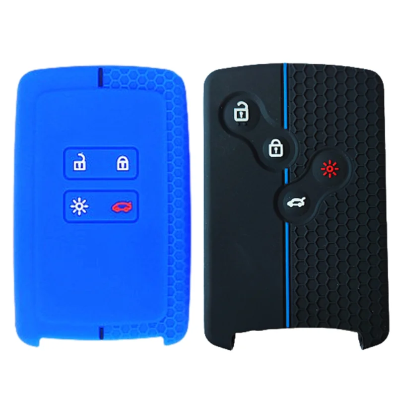 

Silicone Key Cover Case zoe for Renault Captur Megane Talisman Espace Clio Zoe Koleos Scenic 4 Arkana Dacia Sandero Card Remote