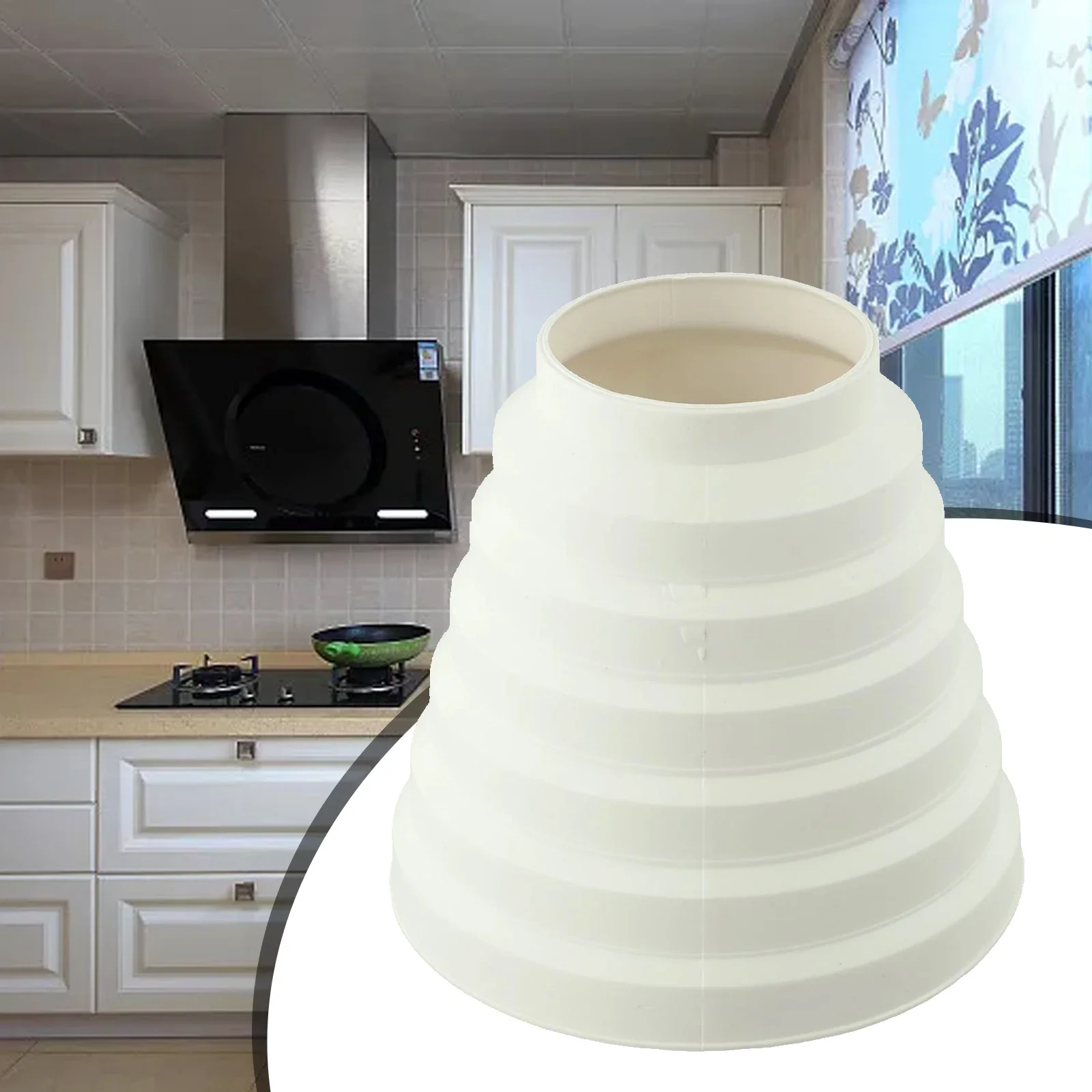 Бесшовный переходник для соединителя трубы воздуховода 80 мм 100 110 120 130 140 150