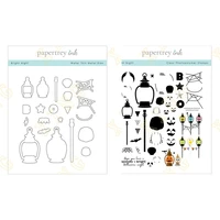metal cutting dies and clear stamps scrapbook diary decoration embossing template diy greeting card handmade new bright night