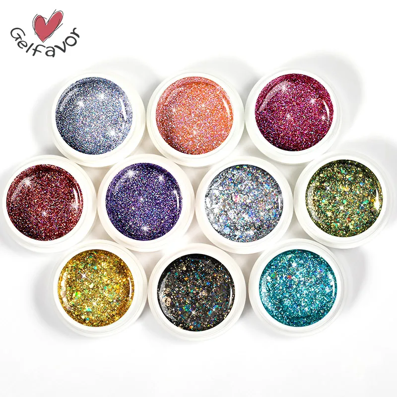 Gelfavor Алмазный Гель-лак для ногтей гибридные гелевые лаки маникюра лак