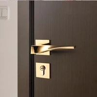 modern shiny gold interior door handle door lock door hardware handles for interior door
