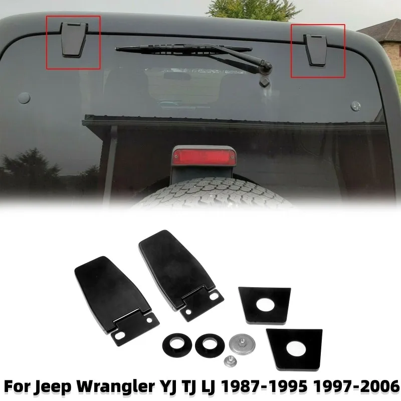 

2 шт./комплект, петли на стекла для Jeep Wrangler YJ TJ LJ 1987-1995 1997-2006