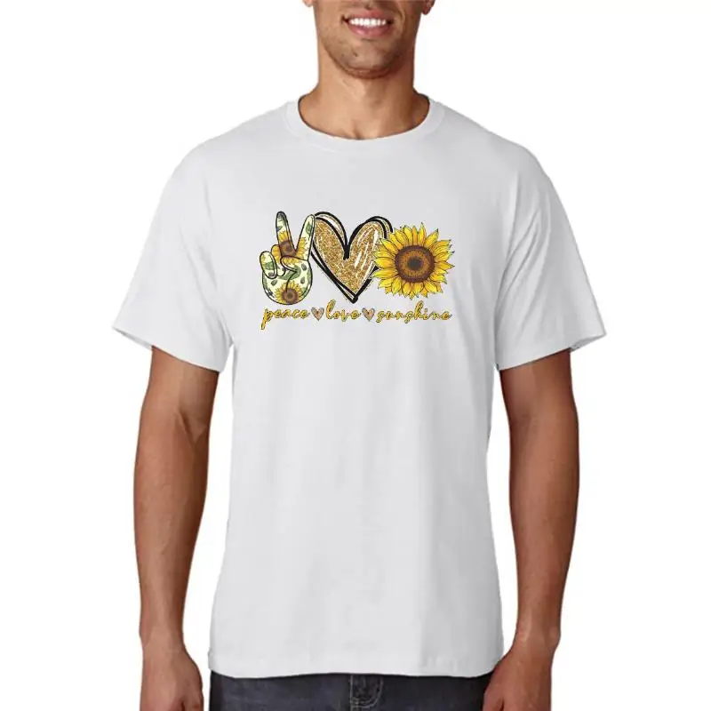 

Женская футболка с цветочным принтом подсолнуха, в стиле 90-х