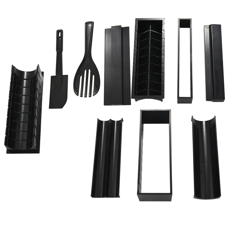 

10 Pics/Set Diy Sushi Maker Onigiri Mold Rice Mould Kits Kitchen Bento Accessories Tools