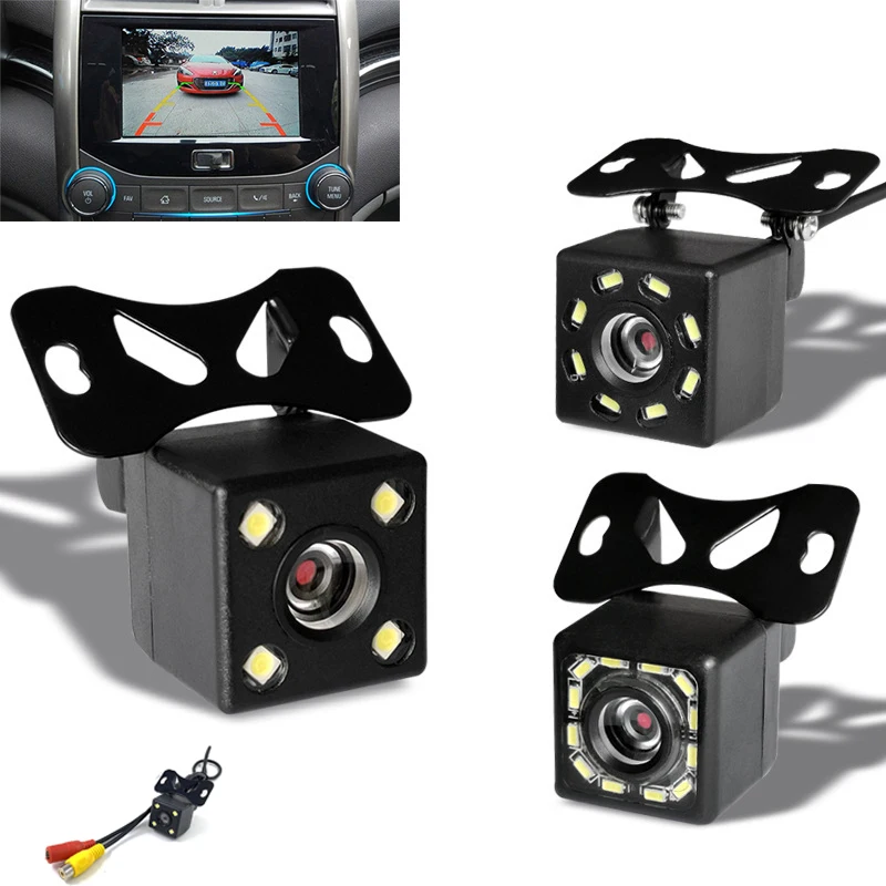 

Car Rear View Camera Night Vision Reversing Auto Parking Camera IP68 Waterproof CCD LED Auto Backup Monitor 170 Degree HD Image