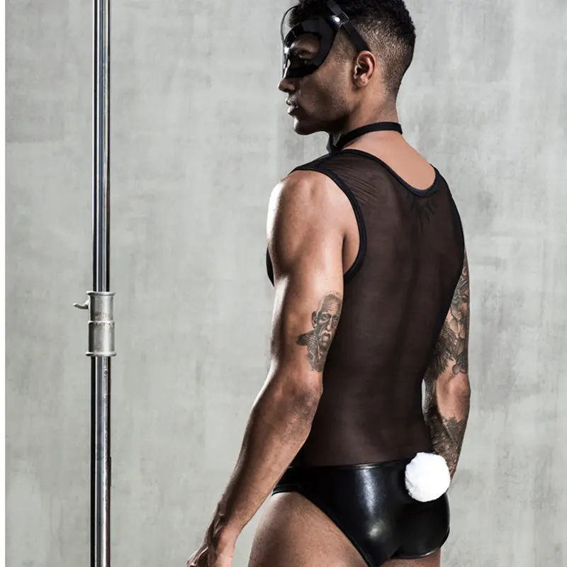 Мужской ремни для нижнего белья мужская одежда кролика фетиш геев сексуальный