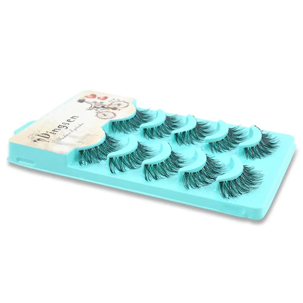 5 пар горячих натуральных толстых длинных накладных ресниц, объемный набор для макияжа Cilios Posticos, наращивание макияжа, накладные ресницы (art.: 3920cc1385cff) - 3920cc1385cff